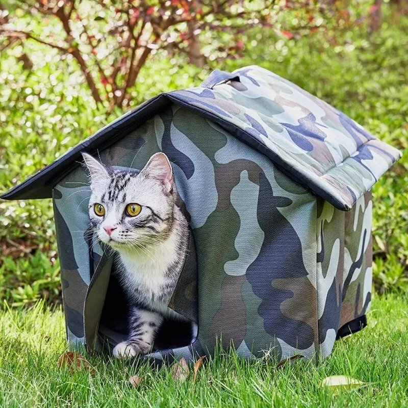 Maison pour chat Desdee, H 15 po x l 13 po x P 15 po