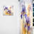 Brentview Purple Yellow Impression Of Iris - Traditional Curtain - Velvet Room Darkening - 1 Panel-901355698