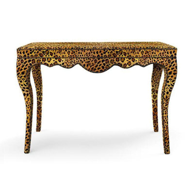 48" Linen Console Table