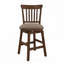 Ensemble de chaises pivotantes à hauteur de comptoir
