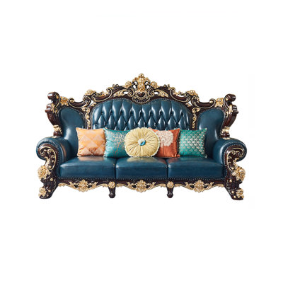 Asturias 105.5'' Leather Sofa