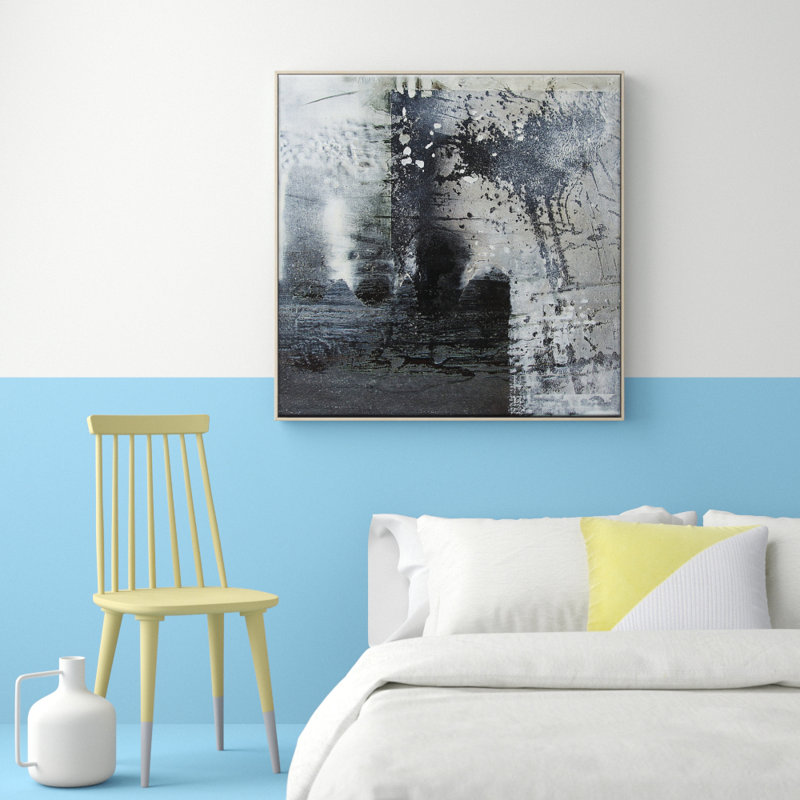 Snow Storm by Gill Cohn - No Frame Print on Canvas, Wrapped Canvas, 41cm H x 41cm W
