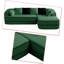 Canapé modulaire en forme de L rembourré en tissu et rembourré en forme de L Modern-2012468206-2012468199