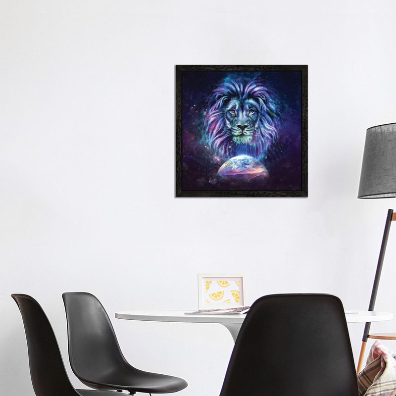 Guardian - Print on Canvas, Black Floater Framed, 93.98 cm H x 93.98 cm W
