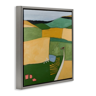 Cultivating Dreams Farmland Floating Frame, design by Ruth Fromstein