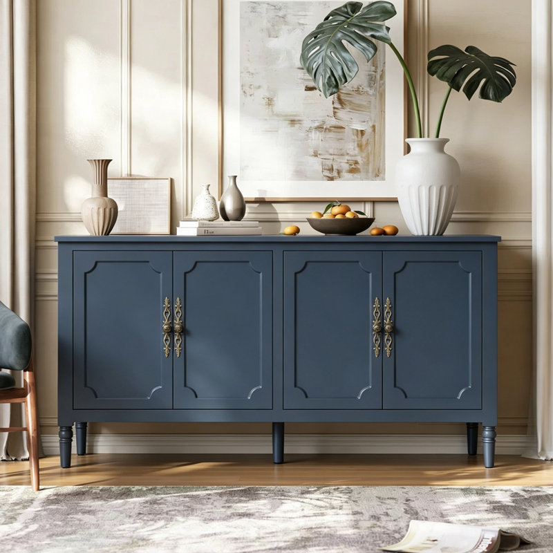 Buffet Farmhouse 59 "avec tablettes réglables, Blue