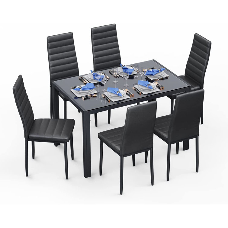 Jakahri 3 - Piece Dining Set Latitude Run® Table Top Color: White