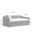 Lit de jour simple avec couchette Chandel-414158717
