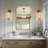 Modern Rounded Corner Rectangle Bathroom Vanity Mirror for Over Sink Framed French Cleat Mounted Wall Mirror-55255407-57368438-62790984