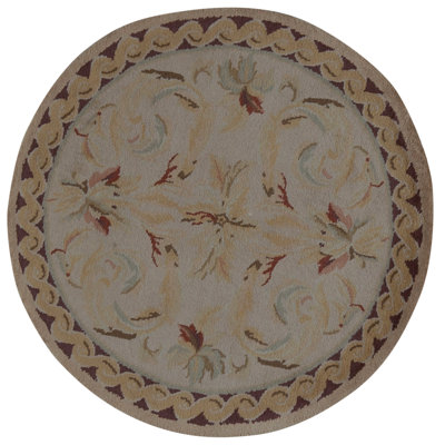 Hand Knotted Wool Area Rug