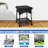 Herscher Square Outdoor Side Table , 17'' in. W 17'' in. D-1114338059