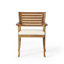 Ensemble de 2 chaises d'extérieur avec coussins pour l'extérieur