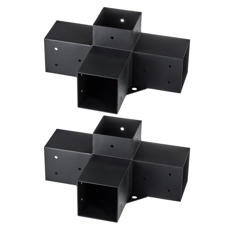 Stellweilan Tessberg Black Steel Hardware, 7" H x 18" W x 14" D