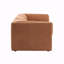 Magda 113" Wide Upholstered Sofa, Terracotta-21363574