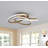 Shuford 1 - Light 20.47'' Unique/Statement Modern Linear LED Dimmable White Light Flush Mount Light-2012442452