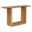 Elegant Minimalist Console Table With Curved Corners,Natural Wood Veneer,U-Base Design For Easy Placement ,Perfect For Displaying Your Treasures,Simple Assembly-540524177