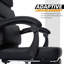 Fauteuil de direction inclinable en similicuir avec repose-pieds extensible, siège d'ordinateur ergonomique réglable