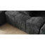 Canapé modulaire en tissu de lin avec repose-pieds 3 pièces Kay Crumley-875451322