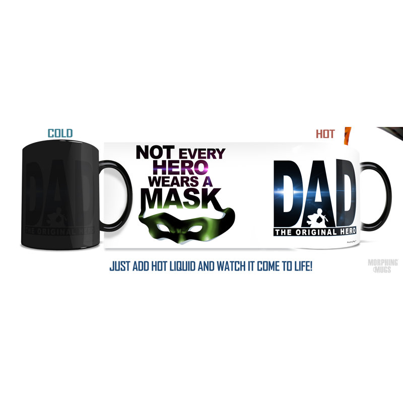 Verres à changement de chaleur Dad the Original Hero Morphing Mugs - 11 oz