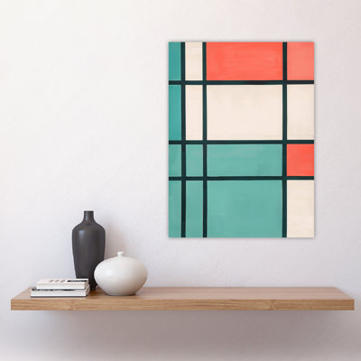 Abstract Composition Painting Lines Wall Art Print