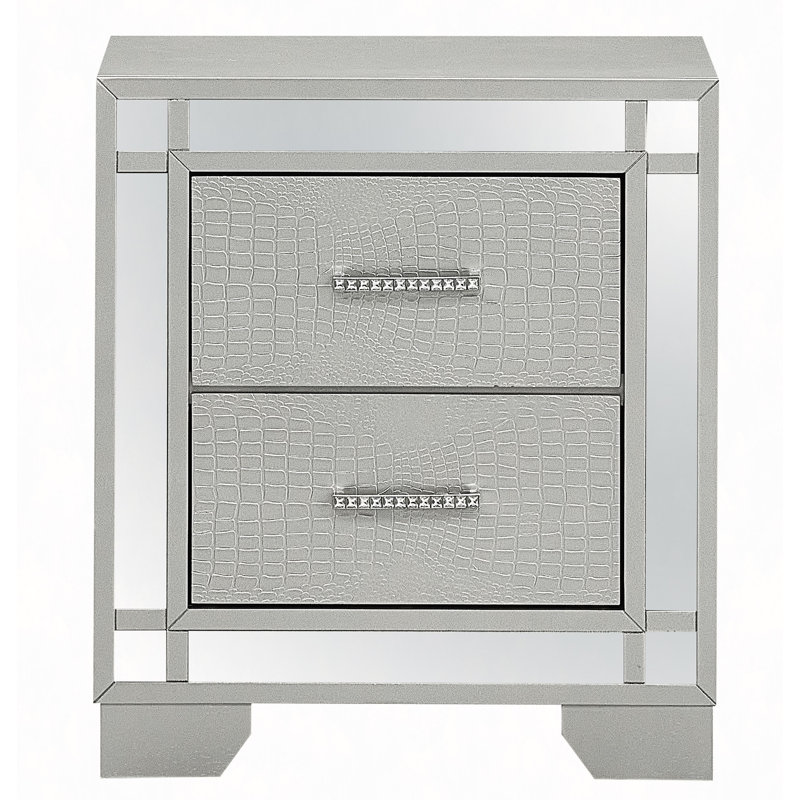 Table de chevet, table de chevet de 26 po, aucun assemblage requis, robuste et élégant, s'adapte à tous les décors