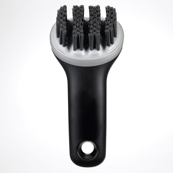 Dish Brush Flexible PP Bristles Ergonomic Handle Oil Proof Stain Removal  Small Sink Plate Bowl Pan