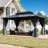 Balconera Polyethylene Double Roof with Aluminum Frame Patio Gazebo-94697090