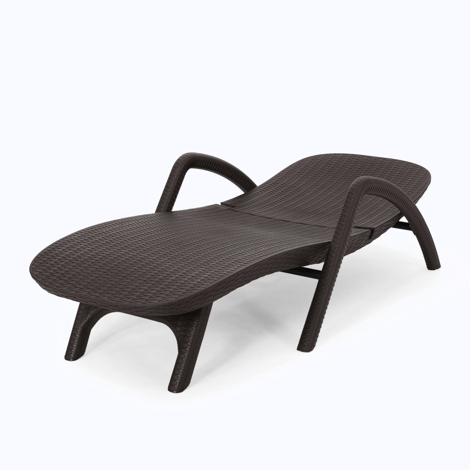 Oliver Outdoor Wicker Chaise Lounge Wayfair Canada