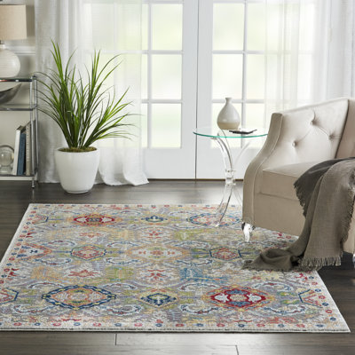 Tapis traditionnel gris Raymond