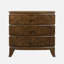 Table de chevet 3 tiroirs Burl Oak-122481404