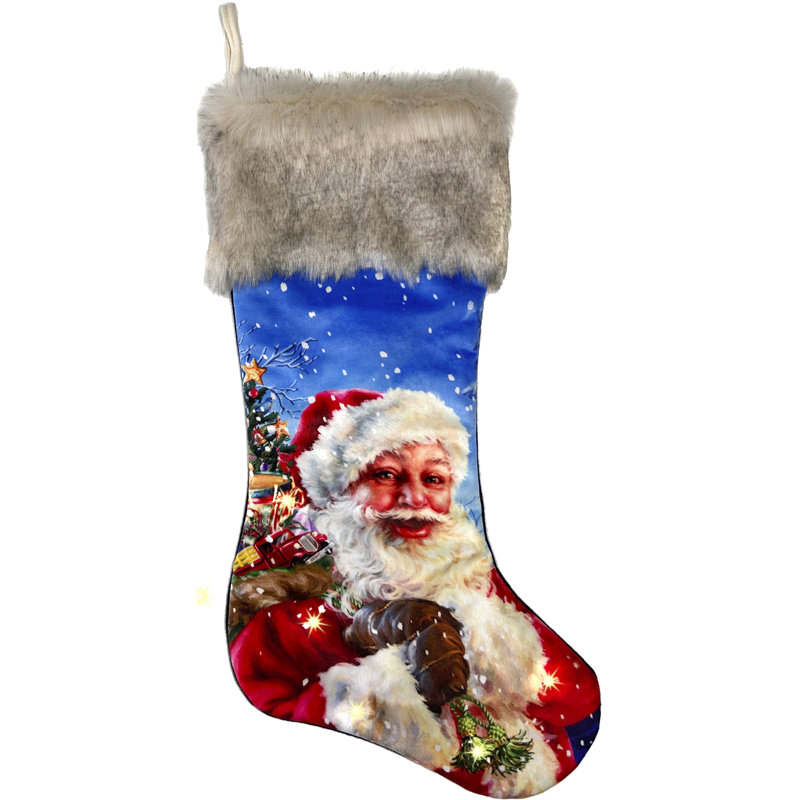 Chaussette de Noël père Noël