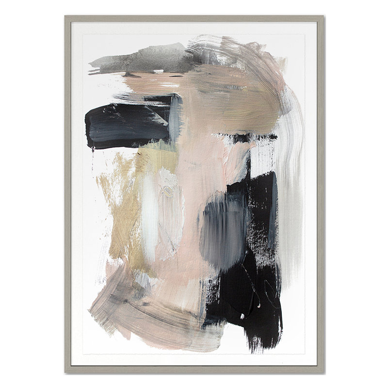 Subtle Gestures 2 Print by Bainbridge, Hope, Gray Single Picture Framed, 40'' H x 29'' W