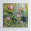 « protea catching rain », peinture sur toile tendue-898133546