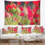 Fleur, coquelicots rouges sur fond vert-28488476