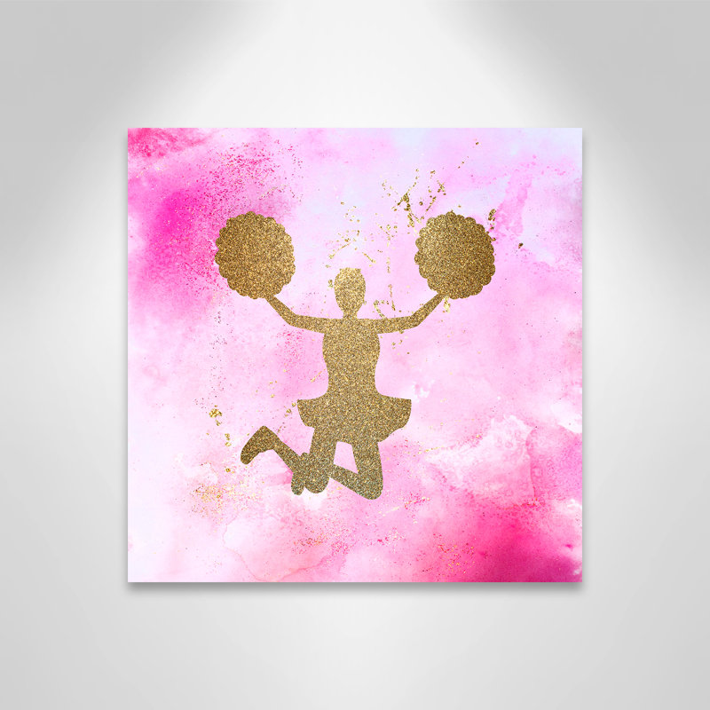 Cheer Sports, 16" H x 16" W x 1.5" D, Canvas