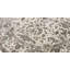 Hand-Knotted High-Quality Ivory, Red, and Brown Round Area Rug