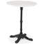 Muth Round Metal Base Dining Table-1423972555