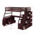 Twin-Sized High-Rise Bed With 7 Drawers, 2 Display Shelves, And A Study Desk-123407122-123407119