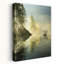 «God Rays», impression abstraite verticale de paysage forestier mural-400319882