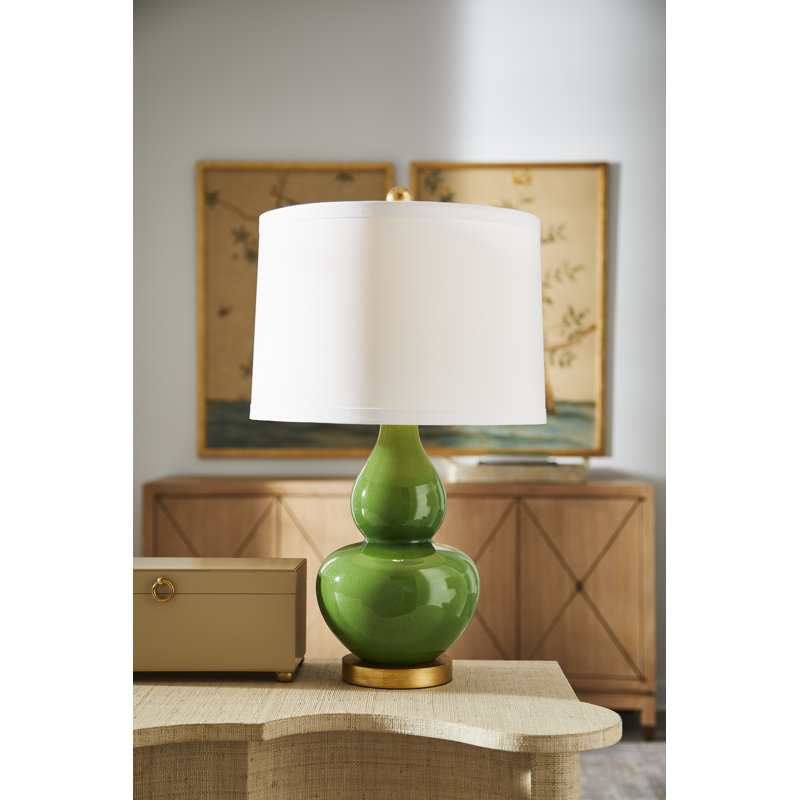 Lampe de chevet 27 po Gourd, Vert