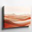 Reproduction d'art sur toile, "Rolling Hills", Rolling Hills and Layered Layered Mountains, tons chauds de terre cuite, pêche-1926481560