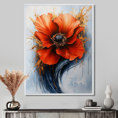 Sommer émouvant le cœur d'une fleur de pivoine III - art mural pivoine