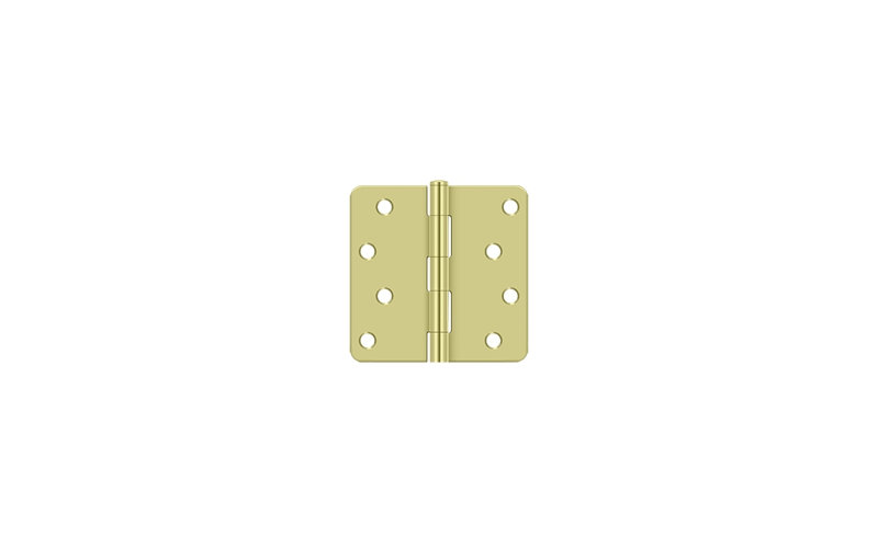 Charnière Deltana S44R4BK2D 4 po x 4 po x 1/4 po Deltana, résidentielle en dichromate de zinc, Dichromate de zinc
