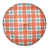 Blanc / orange / bleu pacifique