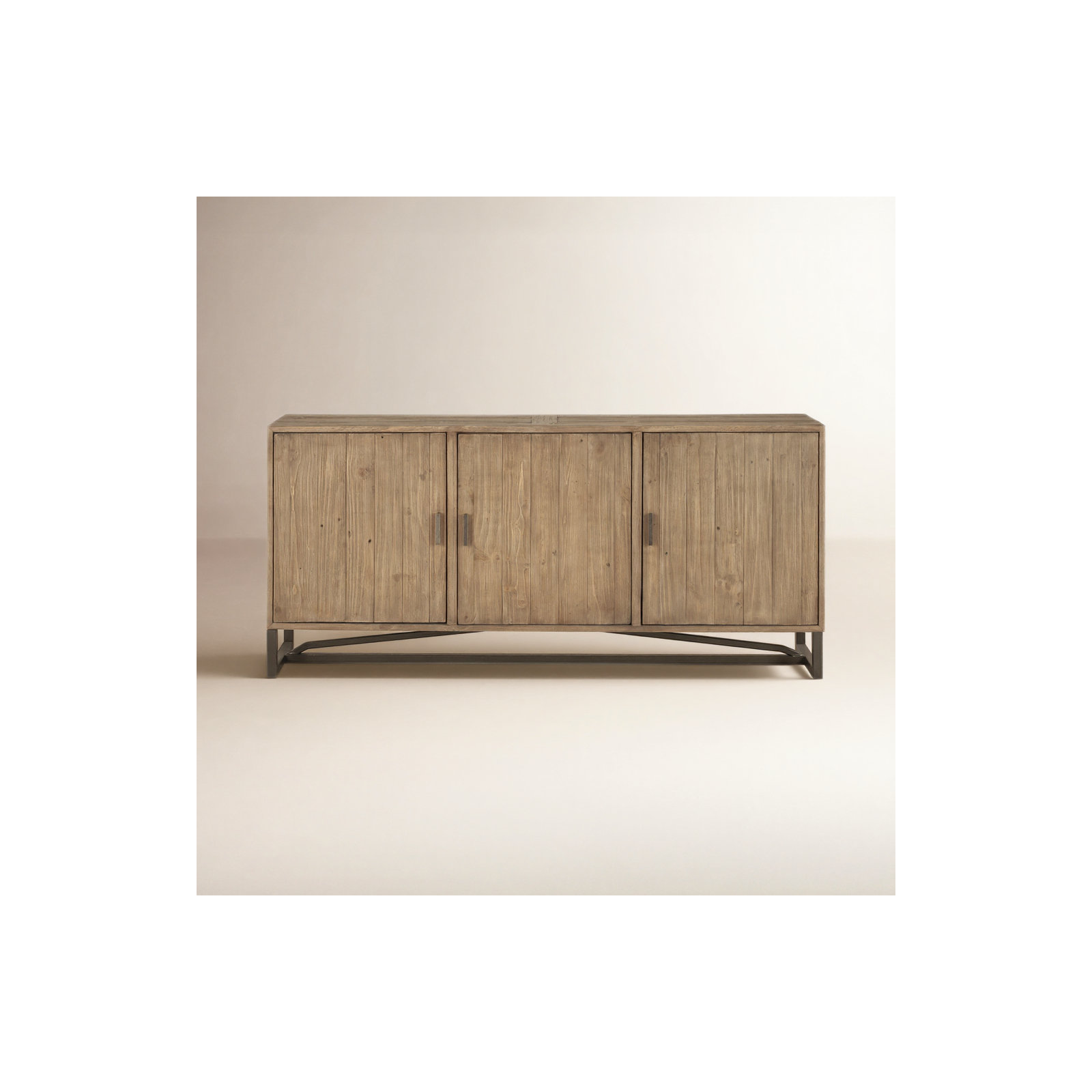 Lopez 68" Wide Pine Wood Sideboard, Sierra