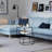 20.5'' tall Glass Frame End Table 2-Tier Glass Top Nesting Table