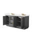 Meuble-lavabo double avec plateau Strada 72-92724163-92724165-98247898