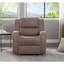 Fauteuil inclinable manuel moderne en similicuir
