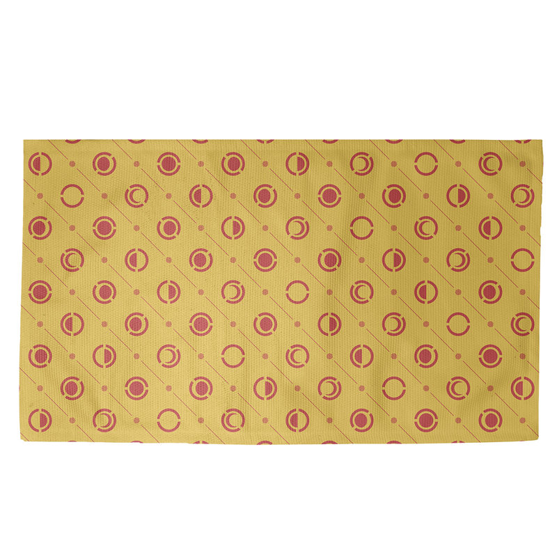 Skeffingt Polka Dots Indoor Rug, Rectangle 3' x 5'