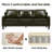 Fauman 78.75'' Faux Leather Sofa-935940598